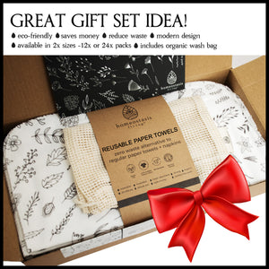 REusable Paper Towels (Botanicals)