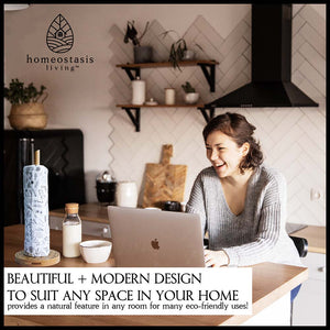 REusable Bamboo Paper Towel Holder