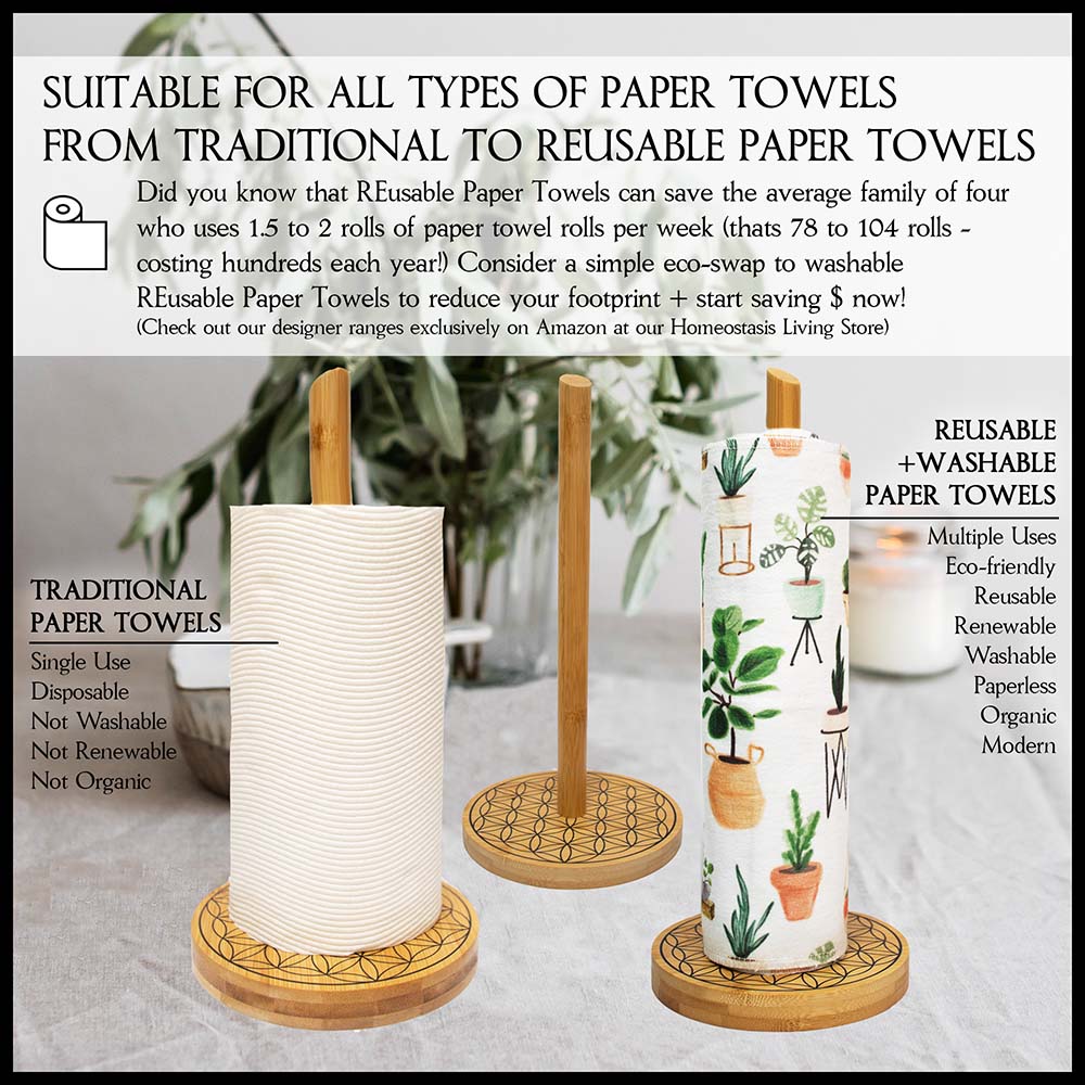 Bamboo Paper Towels - 100% Eco-Friendly Reusable Paper Towels | Seek Bamboo