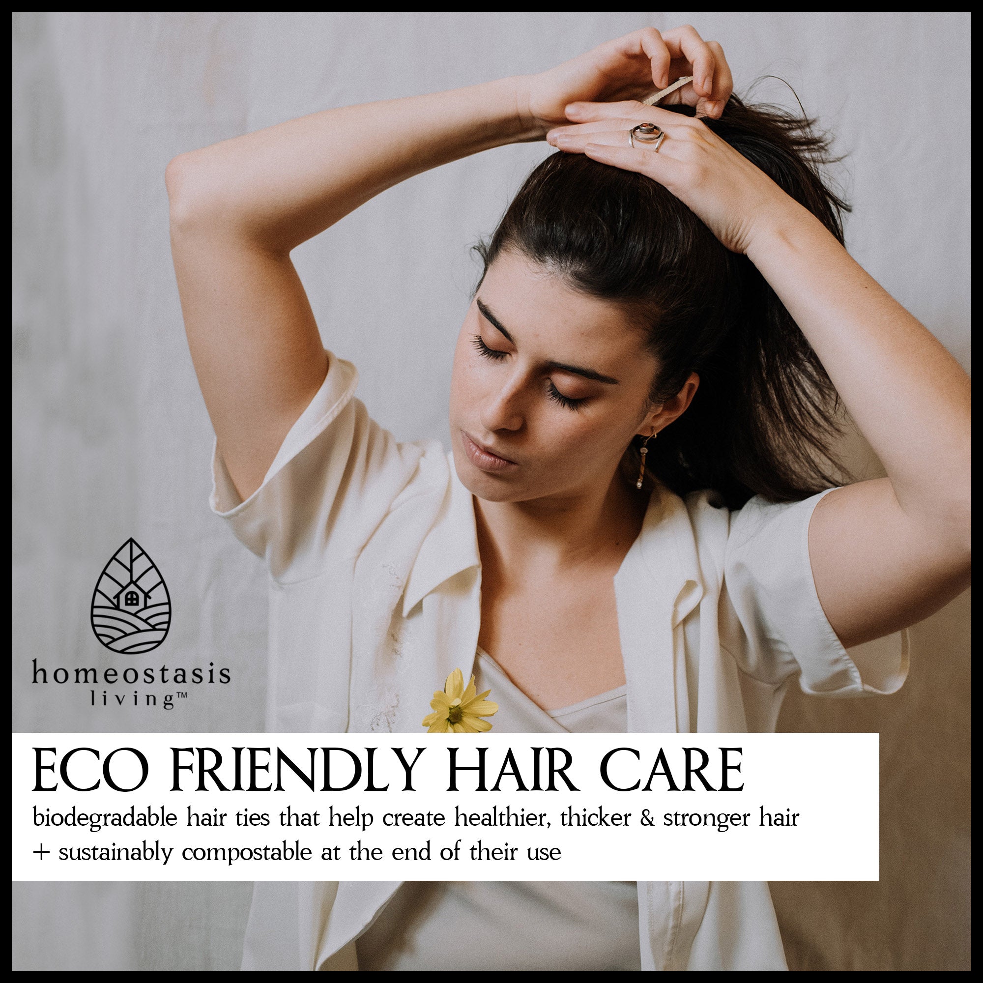 Biodegradable + Organic Hair Ties (Blonde | 30 pack)