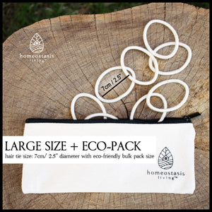 Biodegradable + Organic Hair Ties (Blonde | 30 pack)