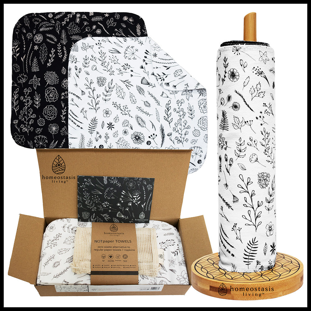 REusable Paper Towels (Botanicals)
