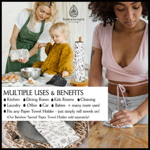 REusable Paper Towels (Botanicals)